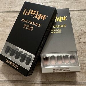 2, NIB short length, rounded shape, press on nails by Red Aspen